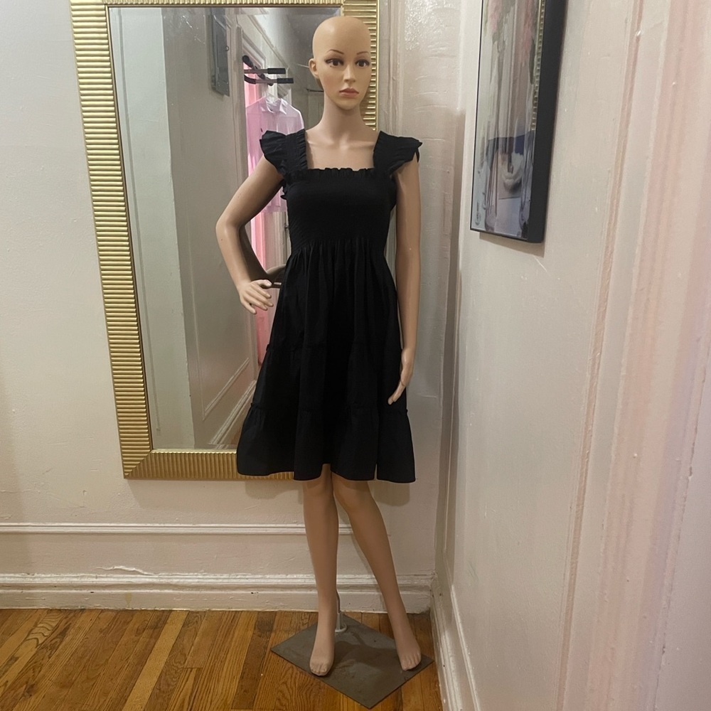 Hill House Black Ruffle Mini Dress - Picture 10 of 12
